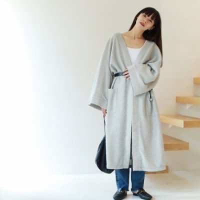画像11: 50%OFF!ソフトウールガウンコート Softwool Gown Coat 《セール商品につき返品不可》
