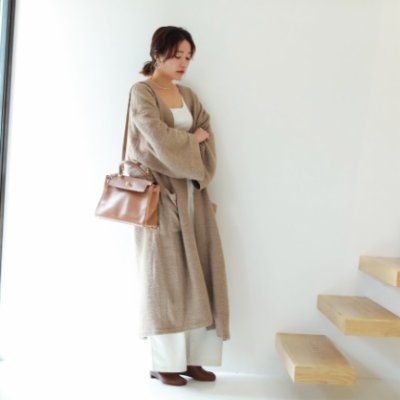 画像12: 50%OFF!ソフトウールガウンコート Softwool Gown Coat 《セール商品につき返品不可》