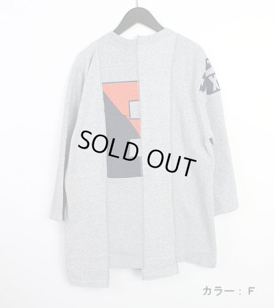 画像8: 50%OFF！ツーサイドプリンティングトップ(グレー)　circa make two sided printing top《セール商品につき返品不可》