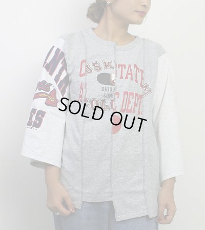 画像1: 50%OFF！ツーサイドプリンティングトップ(グレー)　circa make two sided printing top《セール商品につき返品不可》