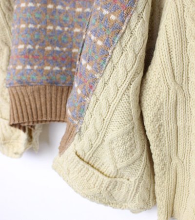画像6: 40%OFF！アウトサイドノルディックワイドニットトップ(フロント/ノルディック)　circa make outside nordic wide knit top《セール商品につき返品不可》