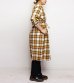 画像2: 80%OFF！レーヨンウールチェックコートドレス　rayon wool check coat dress　《セール商品につき返品不可》 (2)