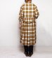 画像7: 80%OFF！レーヨンウールチェックコートドレス　rayon wool check coat dress　《セール商品につき返品不可》