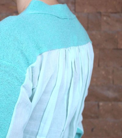 画像4: 40%OFF!ファインメリノブークレーニットVネックプルオーバー Fine merino boucle knit v/n p/o《セール商品につき返品不可》