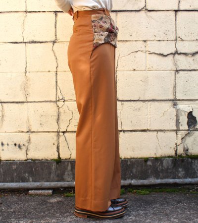 画像2: 30%OFF！ヴィンテージファブリックウエストバンドスラックス　circa make vintage fabric waist band slacks《セール商品につき返品不可》