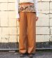 画像1: 70%OFF！ヴィンテージファブリックウエストバンドスラックス　circa make vintage fabric waist band slacks《セール商品につき返品不可》 (1)