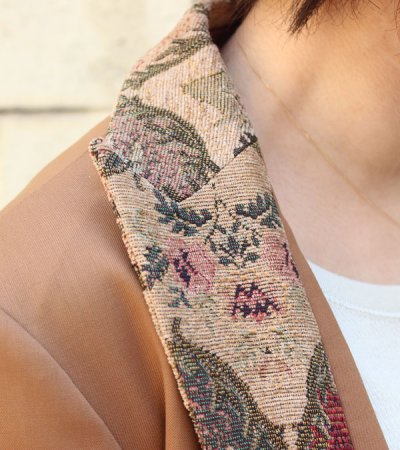 画像6: 40%OFF！ヴィンテージファブリックカラーテーラードジャケット　circa make vintage fabric collar tailored jacket《セール商品につき返品不可》