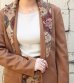 画像2: 70%OFF！ヴィンテージファブリックカラーテーラードジャケット　circa make vintage fabric collar tailored jacket《セール商品につき返品不可》 (2)