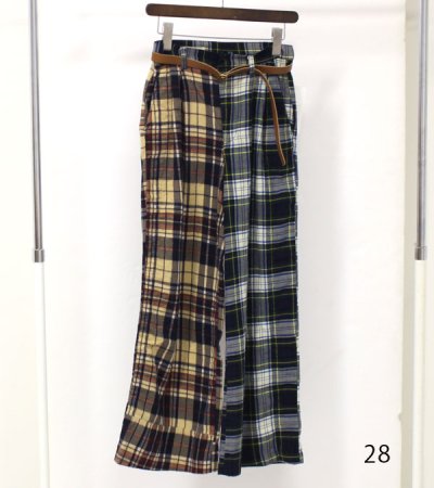 画像6: 40%OFF!チェックスラックス ウィズベルト circa make check slacks w/belt《セール商品につき返品不可》