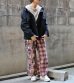 画像2: 30%OFF！チェックスラックス　ウィズベルト　circa make check slacks w/belt《セール商品につき返品不可》 (2)