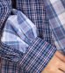 画像6: 【SEA BERTH別注】ワイドヘムパフスリーブノーカラーチェックシャツ 2【circa make widehem puff sleeve no collar check shirt】 (6)