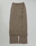 30%OFF！ラップアラウンドニットスカート　Wraparound Knit Skirt　《セール商品につき返品不可》