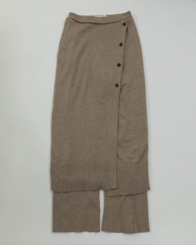 画像1: 30%OFF！ラップアラウンドニットスカート　Wraparound Knit Skirt　《セール商品につき返品不可》