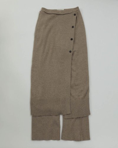 画像1: 50%OFF！ラップアラウンドニットスカート　Wraparound Knit Skirt　《セール商品につき返品不可》