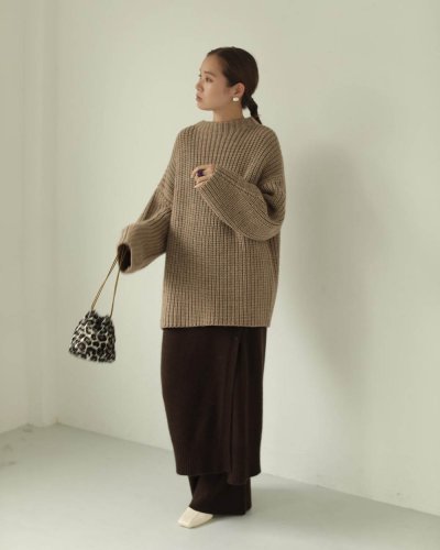 画像7: 30%OFF!ラップアラウンドニットスカート Wraparound Knit Skirt 《セール商品につき返品不可》