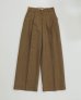 画像1: 50%OFF！ツイルタックトラウザー　Twill Tuck Trousers　《セール商品につき返品不可》 (1)