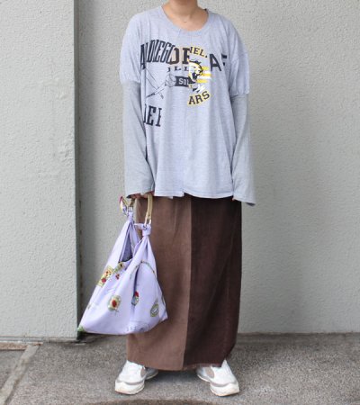 画像2: 30%OFF！ロングコーデュロイスカート　circa make long corduroy skirt《セール商品につき返品不可》