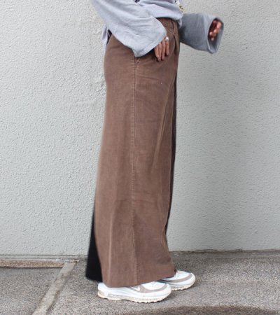 画像3: 30%OFF！ロングコーデュロイスカート　circa make long corduroy skirt《セール商品につき返品不可》