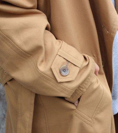 画像8: 40%OFF!ネルガウンスリットトレンチコート(レディース) circa make nel gown slit trench coat(ladies)《セール商品につき返品不可》