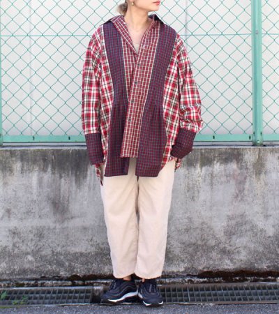 画像2: 30%OFF！ボースサイドタックシャツ　circa make both side tuck shirt《セール商品につき返品不可》