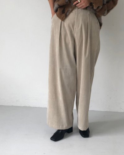 画像11: コーデュロイタックパンツ　Corduroy Tuck Pants