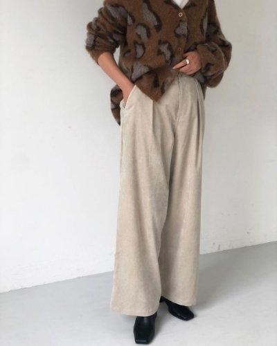 画像10: コーデュロイタックパンツ　Corduroy Tuck Pants