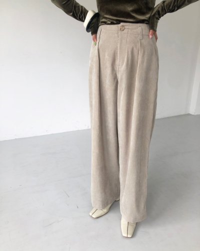画像12: コーデュロイタックパンツ　Corduroy Tuck Pants