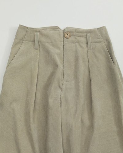 画像2: コーデュロイタックパンツ　Corduroy Tuck Pants