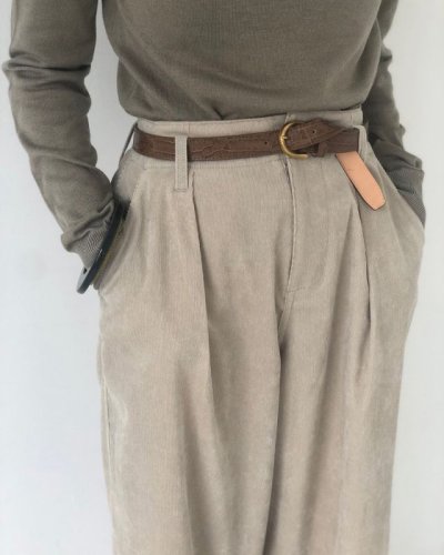 画像13: コーデュロイタックパンツ　Corduroy Tuck Pants