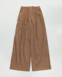 コーデュロイタックパンツ　Corduroy Tuck Pants