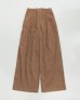 画像1: コーデュロイタックパンツ　Corduroy Tuck Pants (1)