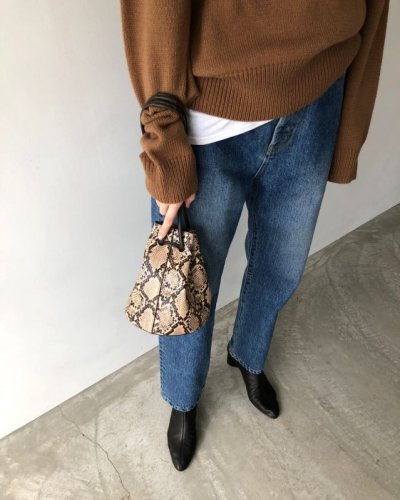 画像2: 30%OFF！パイソンバケットバッグ　Python Bucket Bag《セール商品につき返品不可》