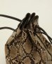 画像6: 30%OFF！パイソンバケットバッグ　Python Bucket Bag《セール商品につき返品不可》