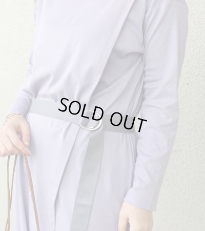 画像4: 70%OFF！コットンスムースカットソーラップスタイルロングワンピース《セール商品につき返品不可》
