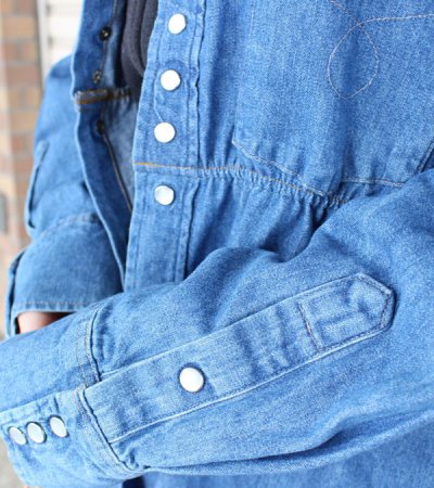 画像8: 40%OFF！ショールカラーデニムウエスタンミニワンピース/ウィズベルト　circa make shawlcollor denim western mini onepiece w/belt《セール商品につき返品不可》