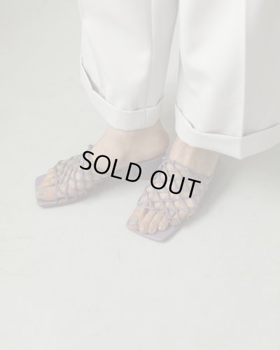 画像4: 30%OFF！レザーメッシュサンダル　Leather Mesh Sandals《セール商品につき返品不可》