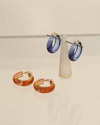 30%OFF！グラデーションフープイヤリング　Gradation Hoop Earring《セール商品につき返品不可》