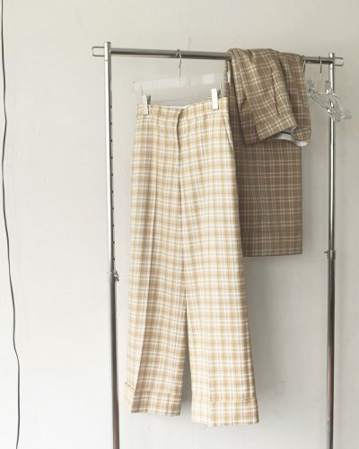 画像1: 50%OFF！センタープレスチェックトラウザー　Centerpress Check Trousers《セール商品につき返品不可》