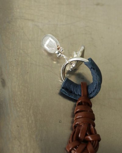画像4: 30%OFF！レザーブレイドイヤリング　Leather Braid Earring《セール商品につき返品不可》