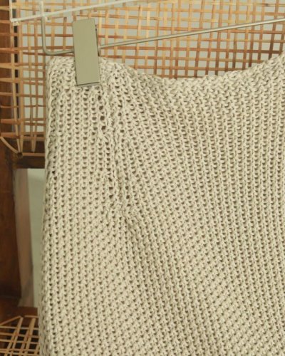 画像7: 30%OFF！リネンニットスカート　Line Knit Skirt　《セール商品につき返品不可》