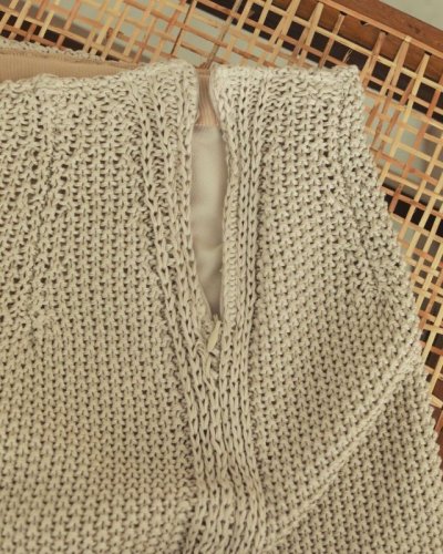 画像8: 30%OFF！リネンニットスカート　Line Knit Skirt　《セール商品につき返品不可》