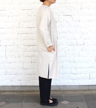 画像3: 50%OFF！ノーカラーロングシャツジャケット《セール商品につき返品不可》