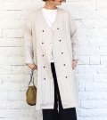 40%OFF！ノーカラーロングシャツジャケット《セール商品につき返品不可》