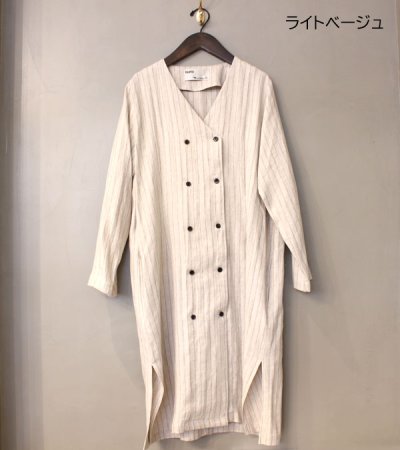 画像9: 50%OFF！ノーカラーロングシャツジャケット《セール商品につき返品不可》