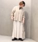 画像4: 40%OFF！リネンストライプタックロングスカート《セール商品につき返品不可》