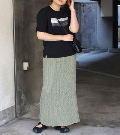 画像4: 30%OFF！リネンニットスカート　Line Knit Skirt　《セール商品につき返品不可》