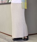 20%OFF！リネンニットスカート　Line Knit Skirt　《セール商品につき返品不可》