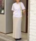 画像2: 20%OFF！リネンニットスカート　Line Knit Skirt　《セール商品につき返品不可》 (2)