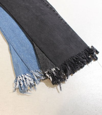 画像13: 20%OFF！フリンジフレアデニムパンツ（ブラック）　circa make fringe denim pants《セール商品につき返品不可》