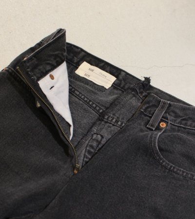 画像11: 20%OFF！フリンジフレアデニムパンツ（ブラック）　circa make fringe denim pants《セール商品につき返品不可》